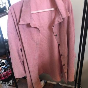 Cord over shirt is a size 3xl